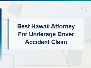 Hawaii Parental Liability for Underage Driver Accidents